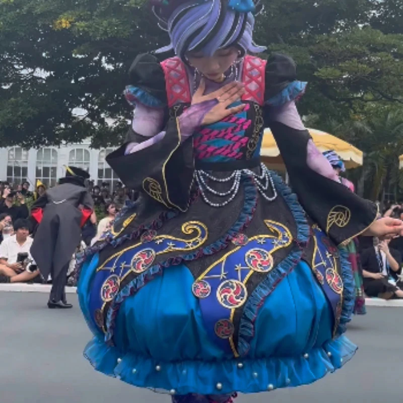 まひろ様　フレンジー　かクルエラダンサー　衣装　コスプレ　ウィッグ　dハロ フレンジー かクルエラダンサー 衣装 コスプレ ウィッグ dハロ