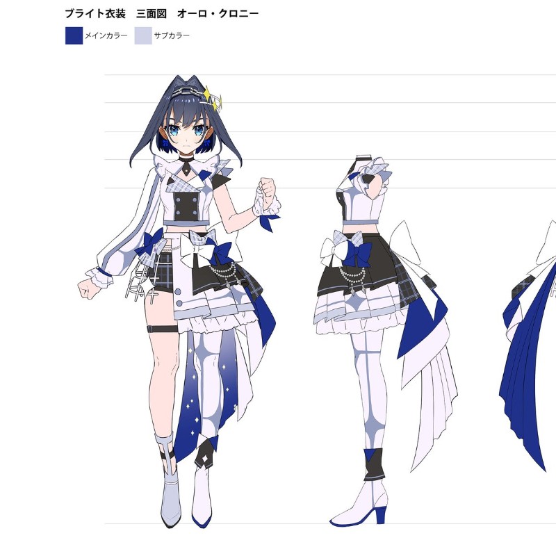 ホロライブ Ouro Kronii コスプレ衣装 オーロ・クロニー