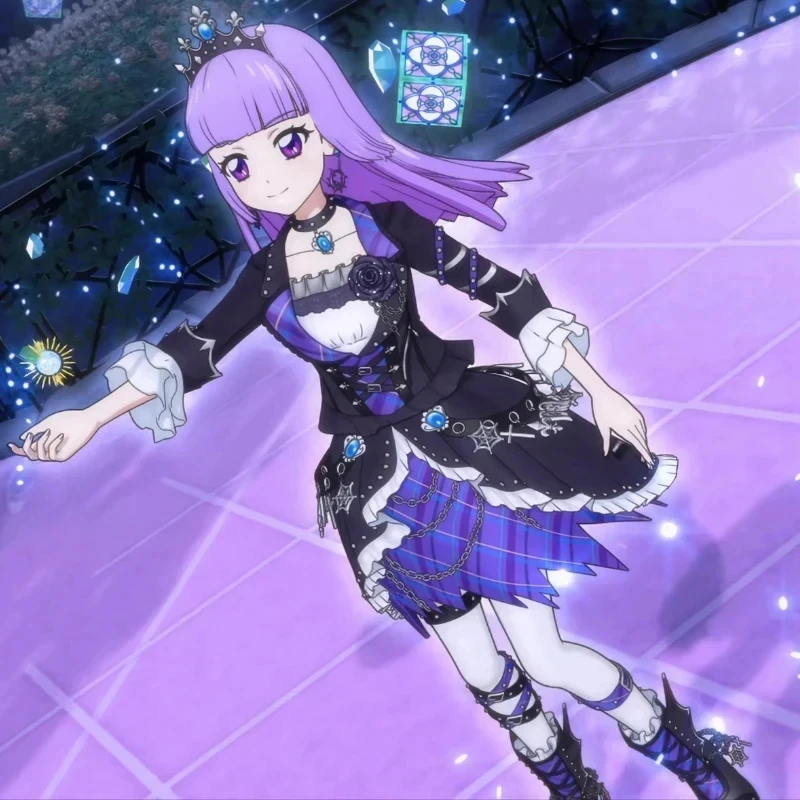アイカツ、氷上スミレ、ブルーエンプレスコーデ · narikiri